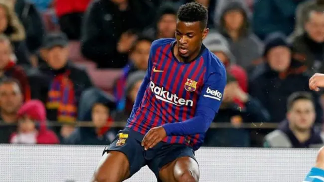 Semedo durante un partido del Barcelona 
