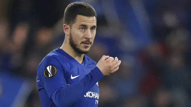 Eden Hazard durante un juego del Chelsea