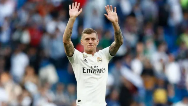 Kroos, después de un partido del Real Madrid