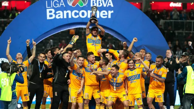 Tigres festeja su Título en el Apertura 2017