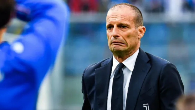 Massimiliano Allegri, en su último juego con DT de la Juventus