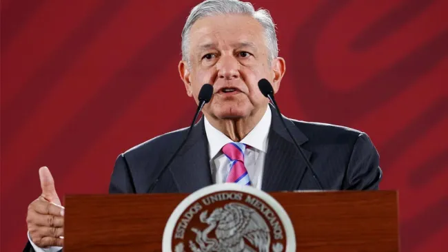 López Obrador, durante un conferencia matutina