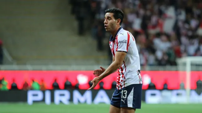 Sandoval, en un partido de las Chivas