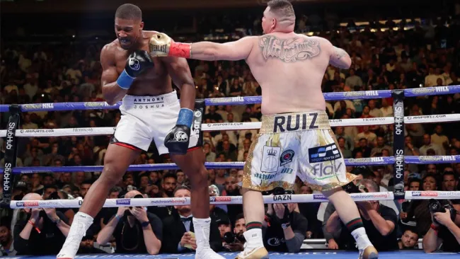 Andy Ruiz Jr. golpea a Anthony Joshua en Madison Square Garden
