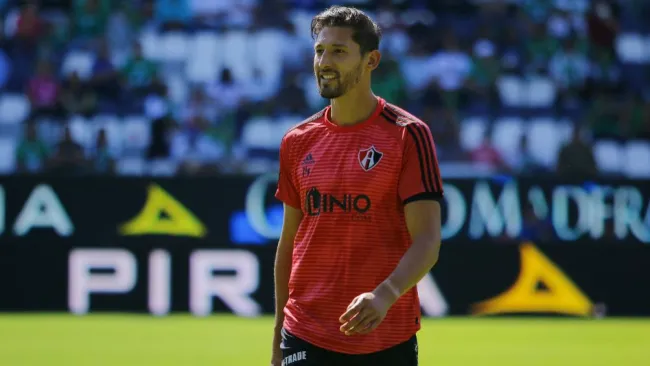 Omar González, durante un juego del Atlas en el C2019