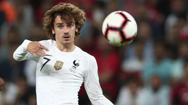 Griezmann, durante un juego con la selección de Francia