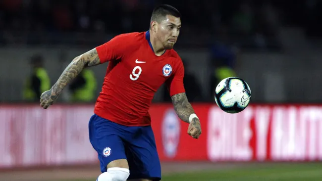 Nicolás Castillo, en juego amistoso contra Haití