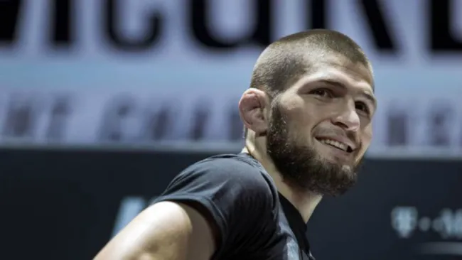 Nurmagomedov, durante un evento