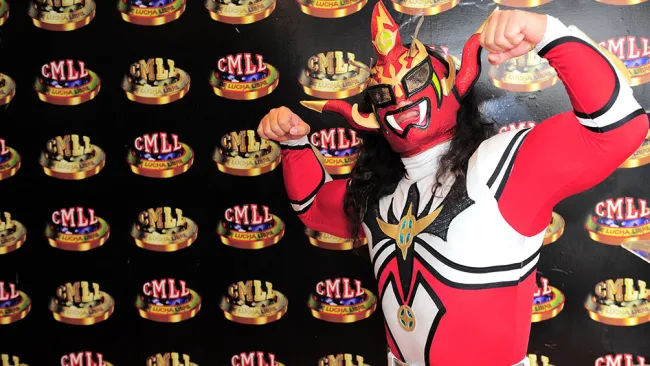 Liger posa en la Arena México