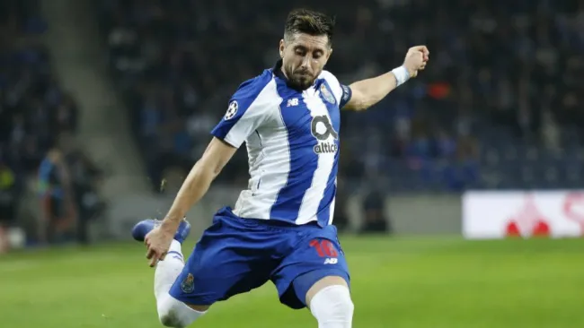 Héctor Herrera, en un partido del Porto en la temporada 2018-19