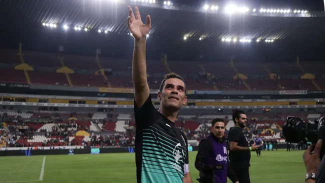 Rafael Márquez en su partido de despedida