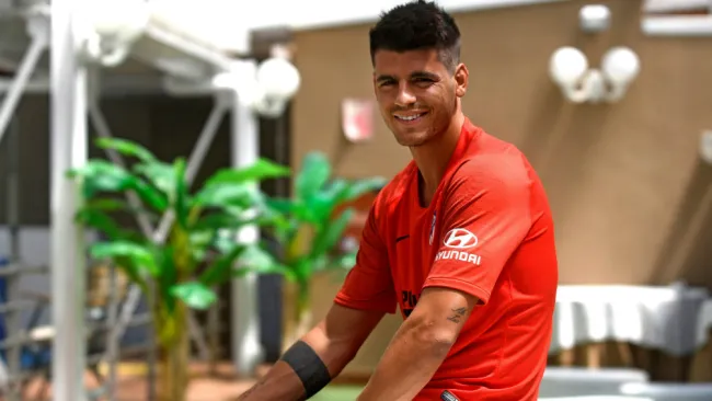 Álvaro Morata, jugador del Atlético de Madrid 