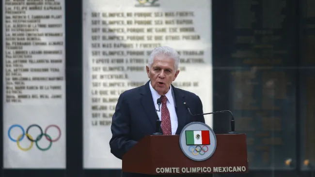 Carlos Padilla Becerra, presidente del Comité Olímpico Mexicano