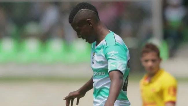 Maleck, en su etapa en Santos