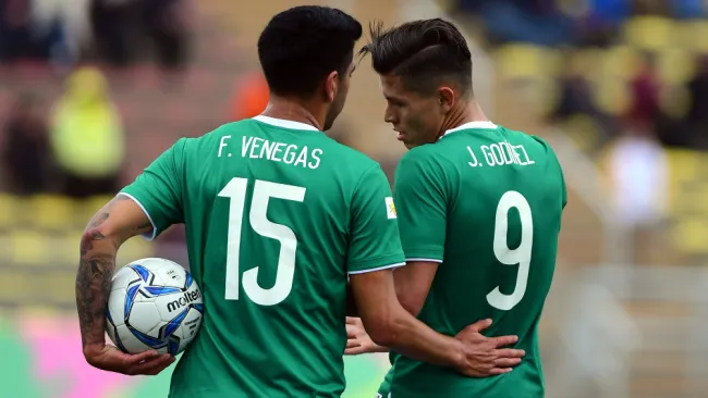 José Godínez y Francisco Venegas durante el encuentro ante Panamá