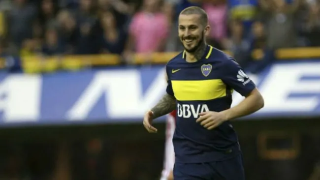 Darío Benedetto, durante un partido con el Boca Juniors