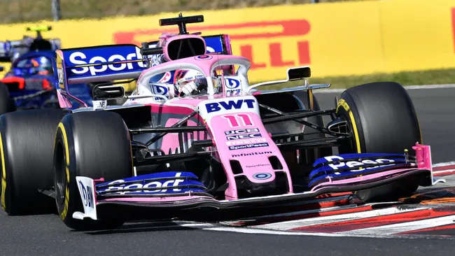 Checo Pérez en el Gran Premio de Hungría