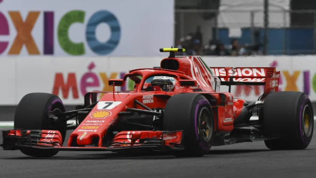 Kimi Räikkönen durante el Gran Premio de México