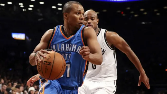 Sebastian Telfair, como jugador del Oklahoma City Thunder