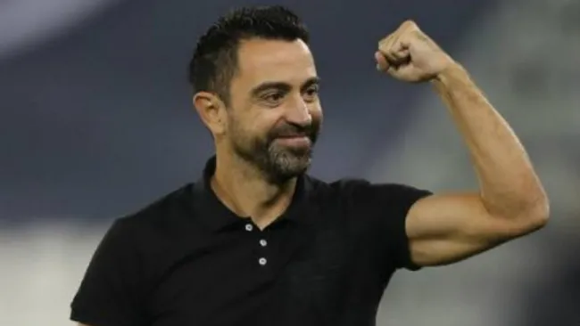 Xavi, festeja victoria