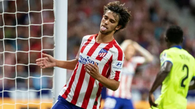 João Félix en acción con Atlético de Madrid 