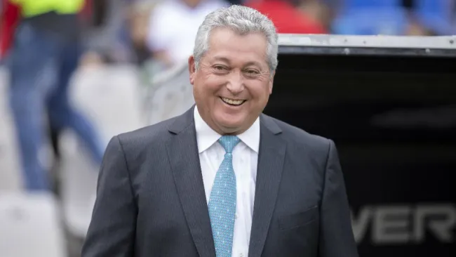 Vucetich, durante un partido de Gallos