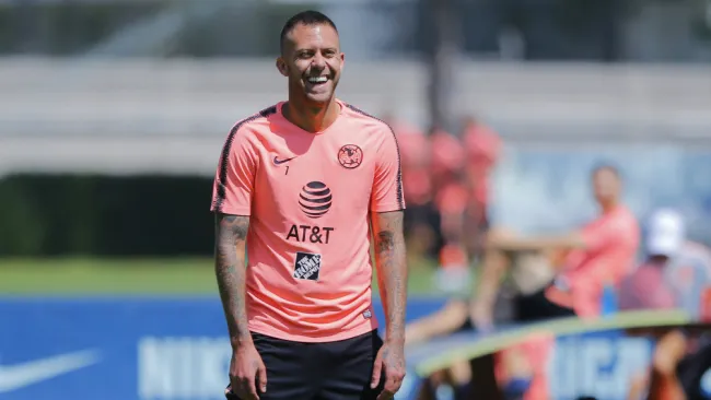 Jérémy Ménez durante un entrenamiento del América