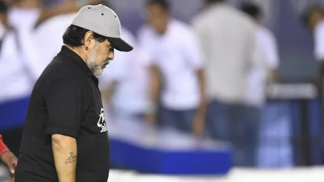 Maradona, durante su etapa en Dorados