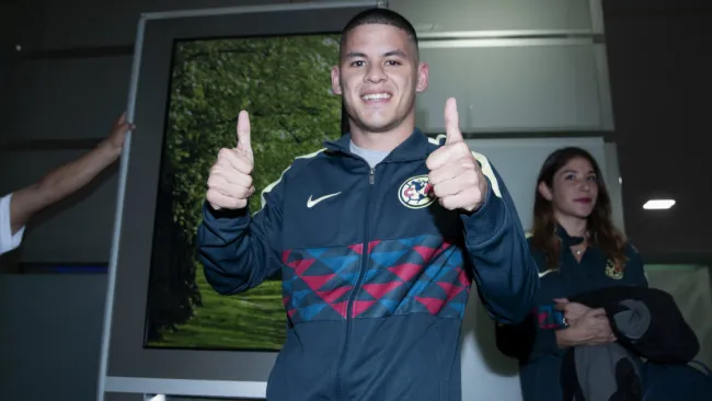 Richard Sánchez a su llegada a la Ciudad de México 