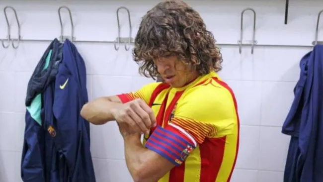 Carles Puyol como jugador del FC Barcelona