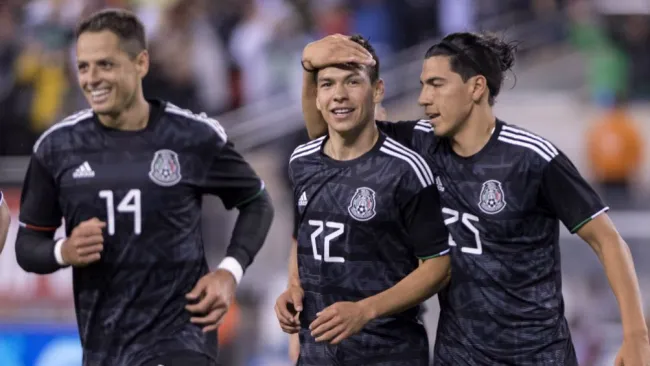 Chicharito, Lozano y Guti en el juego del Tri frente a EU