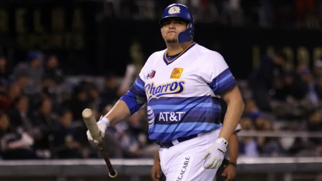 Japhet Amador, durante un juego de los Charros