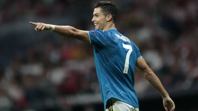 Cristiano, en festejo con Juventus