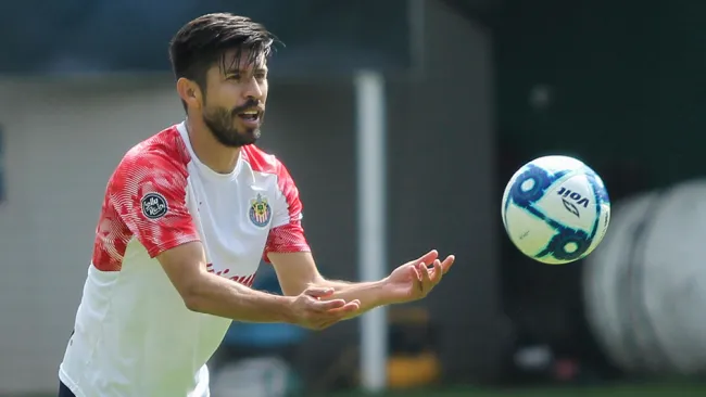 Oribe durante un entrenamiento del Rebaño