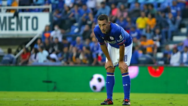 Chaco Giménez como jugador de Cruz Azul
