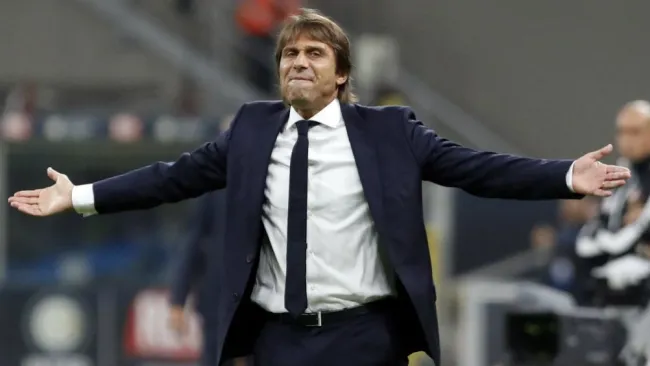 Conte, en el banquillo del Inter de Milán
