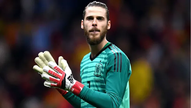 De Gea en un juego con la Selección de España