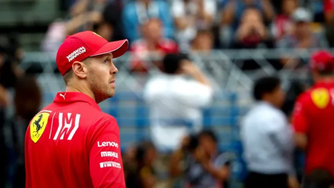 Sebastian Vettel en el circuito de Suzuka, en Japón 