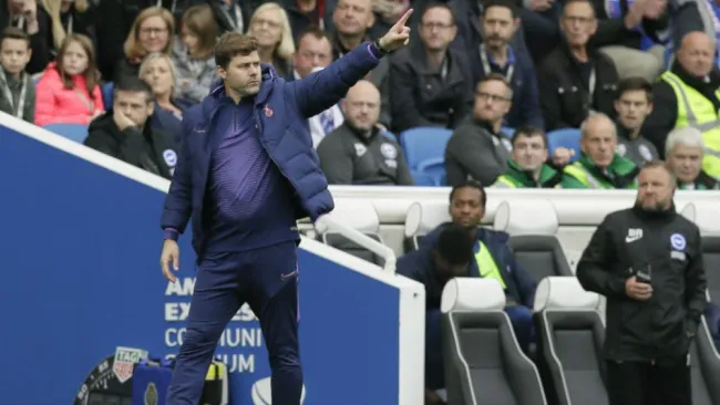 Mauricio Pochettino, en el banquillo del Tottenham