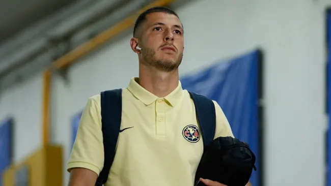 Guido Rodríguez previo a un juego con el América
