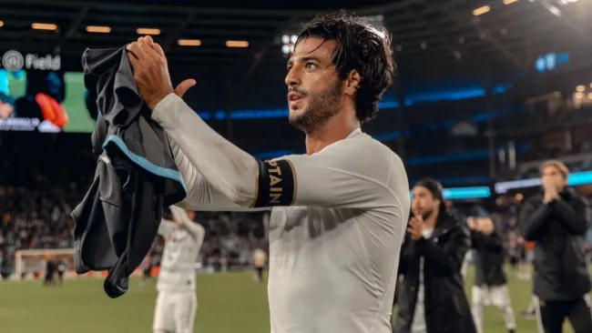 Carlos Vela, después de un partido de LAFC