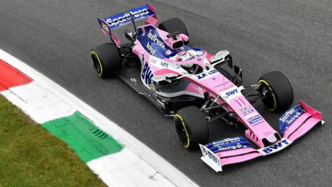 Sergio Pérez, durante las Qualys 