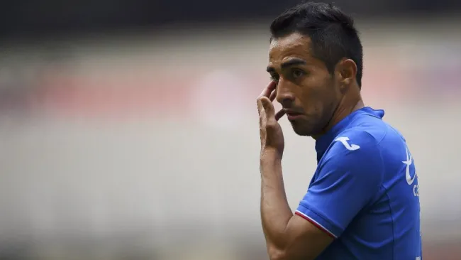 Rafael Baca, en un partido de Cruz Azul