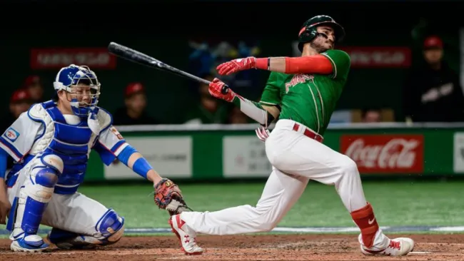 Acción del juego entre México y Corea del Sur