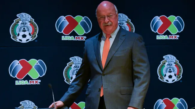Enrique Bonilla, previo a una conferencia de la Liga MX