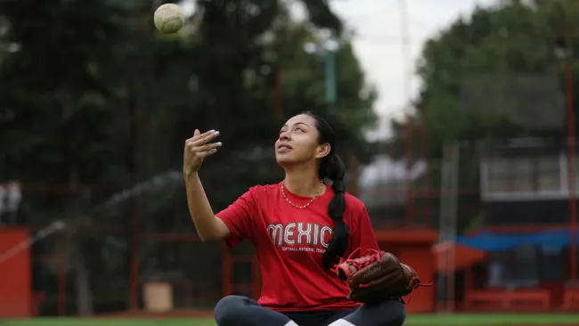 Stefanía Aradillas Alanís, seleccionada mexicana de sofbol