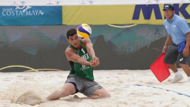 Lombardo Ontiveros en acción