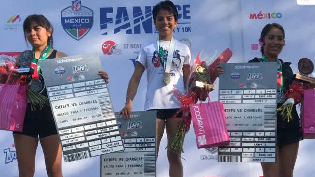 Ganadoras del NFL Fan Race 