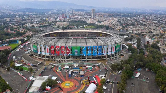 Vista del Estadio Azteca