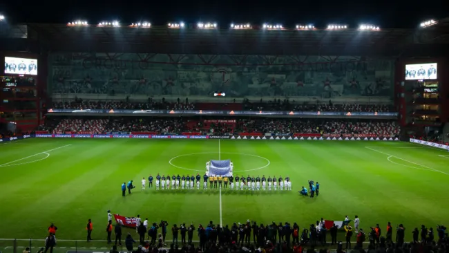 La pobre entrada en el Nemesio Diez para el México vs Bermudas